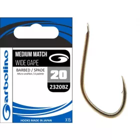 Garbolino 2320BZ horog 12 / MEDIUM MATCH / WIDE GAPE