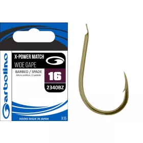 Garbolino 2340BZ 16 horog / X-POWER MATCH / WIDE GAPE