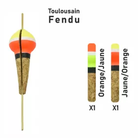   Garbolino - STREAMLINE TROUT FLOAT x2 - SPLITTED TOULOUSAIN FLOAT - Úszók - Trout úszó