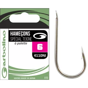   Garbolino - STREAMLINE TROUT HOOKS 4110NI - Pergető-offset horog - Trout horog - Szakállas horog, Lapkás horog