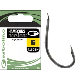   Garbolino - STREAMLINE TROUT HOOKS 4130BN - Pergető-offset horog - Trout horog - Szakállas horog, Lapkás horog