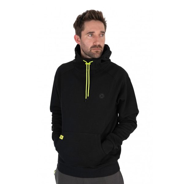 Matrix Hoody Fekete-Lime Pulóver S