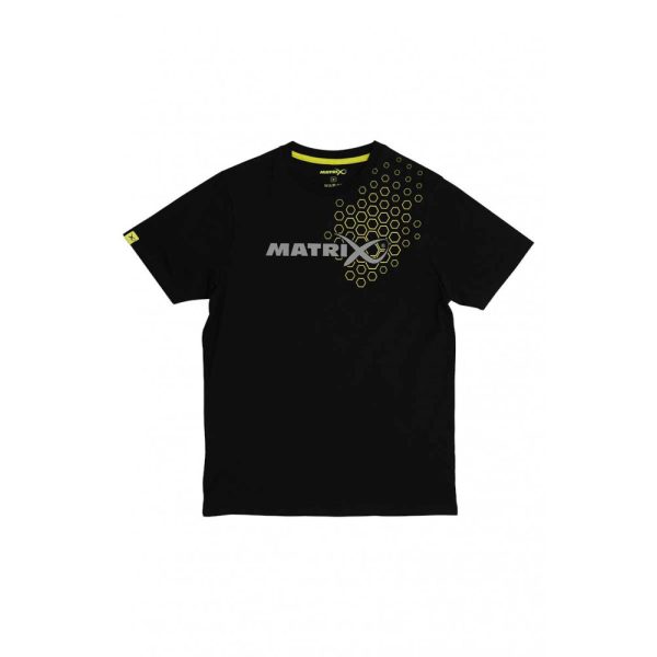 Matrix Hex Print Fekete Póló 2XL