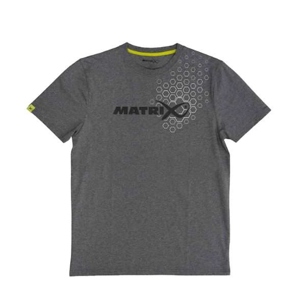 Matrix Hex Print Szürke Póló 3XL