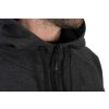 Matrix Charcoal Marl Zip Hoody Pulóver L