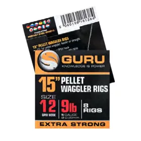   Guru Bait Band Ready Rig 15 előkötött horog - 38 cm - 18 GPW - 0,15mm
