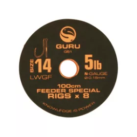 Guru LWGF Feeder Special Rig - 100cm - 12-es horog