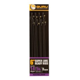 Guru Super LWG ready Rigs előkötött horog - 12