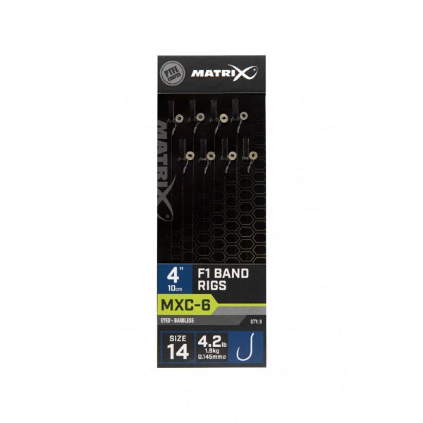 Matrix MXC-6 14 Szakáll Nélküli, Füles 1,9kg 10cm Előkötött Horog 8db
