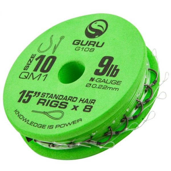 Guru QM1 Standard Hair 15 Size 14 (0.17mm)előktött horog