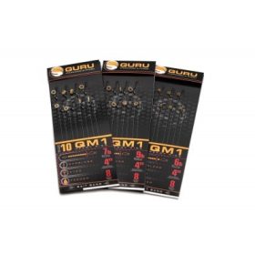   Guru Tackle - 2022- QM1 Bait Bands 10cm 10 (0.22mm) - előkötött horog