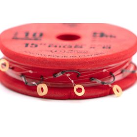   Guru SMWG Bait Bands 10 Füles, Szakáll Nélküli Monofil Előkötött Horog 8db