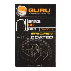 Guru Super XS Size 10 (Barbless/Eyed) - horog