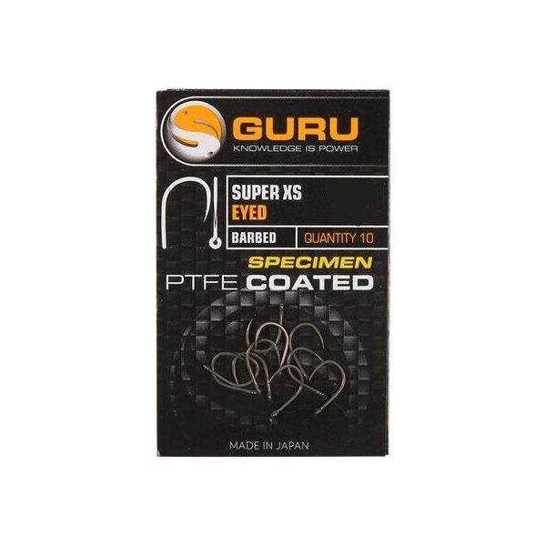 Guru Super XS Size 20 (Barbless/Eyed) - horog