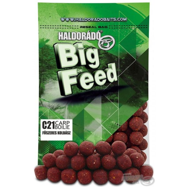 Haldorádó Big Feed - C21 Boilie - Fűszeres Kolbász