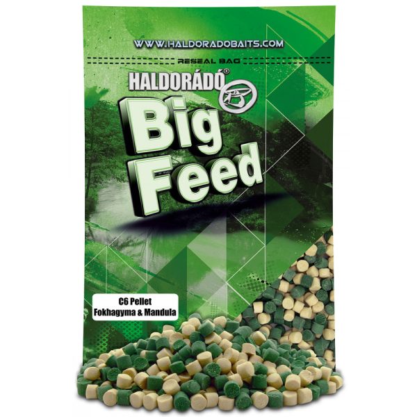 Haldorádó Big Feed C6 Pellet Fokhagyma-Mandula 700gr 6mm Etetőpellet