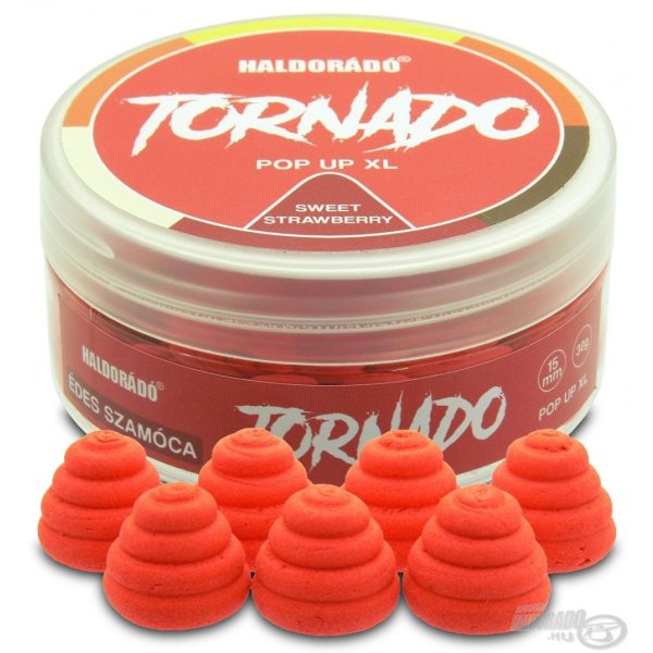 Haldorádó TORNADO Pop Up XL 15 mm - Édes Szamóca