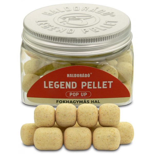 Haldorádó Legend Pellet Pop Up Fokhagymás Hal 50gr 12-16mm