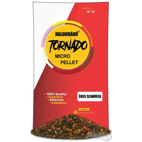 Haldorádó TORNADO Micro Pellet - Édes Szamóca