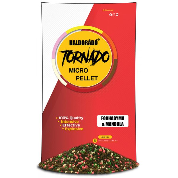 Haldorádó Tornado Micro Pellet - Fokhagyma-Mandula 400gr