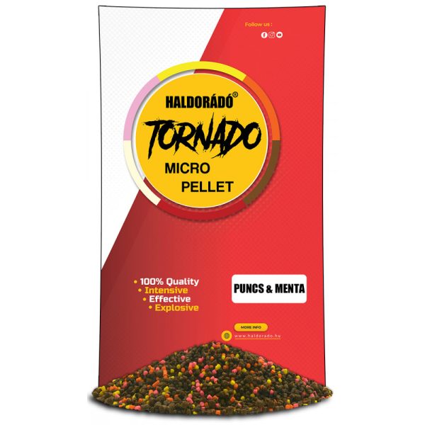 Haldorádó Tornado Micro Pellet - Puncs-Menta 400gr