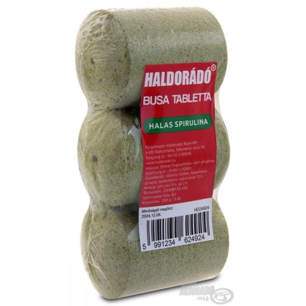 Haldorádó Busa tabletta - Halas spirulina 200gr