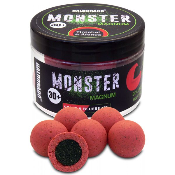 Haldorádó Monster Magnum Tintahal-Áfonya 200gr 30mm Süllyedő Horogcsali