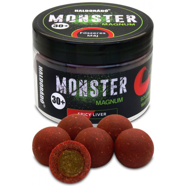 Haldorádó Monster Magnum Fűszeres Máj 200gr 30mm Süllyedő Horogcsali