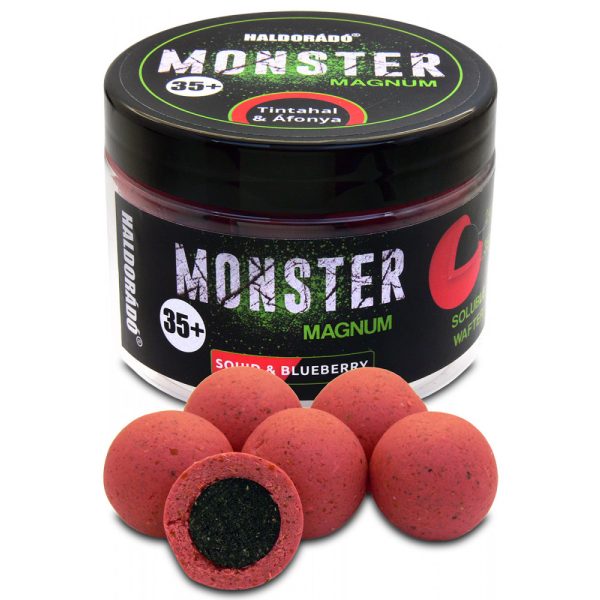 Haldorádó Monster Magnum Tintahal-Áfonya 200gr 35mm Süllyedő Horogcsali