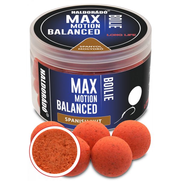 Haldorádó Max Motion Boilie Balanced Spanyol Mogyoró 70gr 20mm Bojli