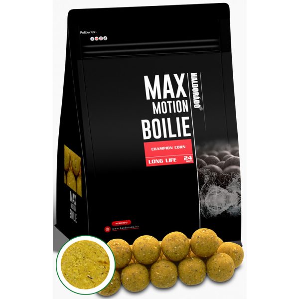 Haldorádó Max Motion Boilie Long Life Champion Corn 800gr 24mm Bojli