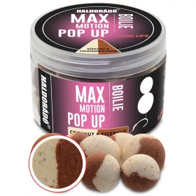   Haldorádó Max Motion Boilie Pop Up Kókusz-Tigrismogyoró 50gr 16-20mm Bojli