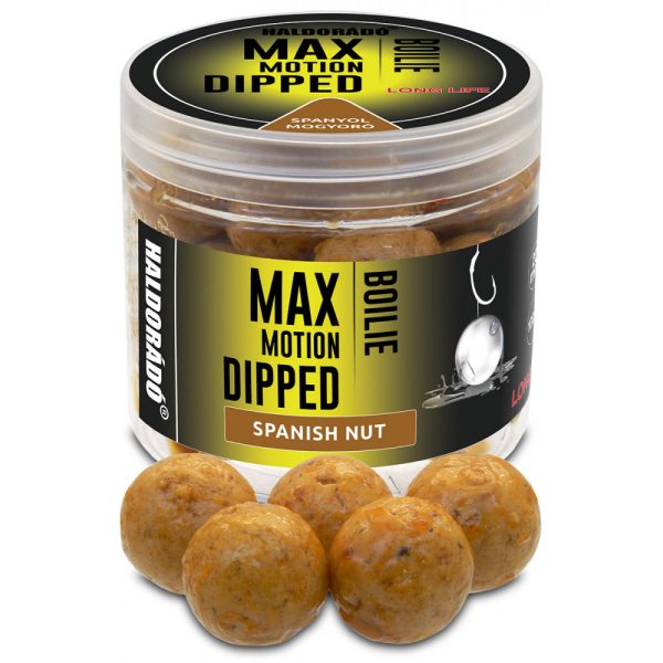 Haldorádó Max Motion Boilie Dipped Spanyol Mogyoró 100gr 20mm Bojli