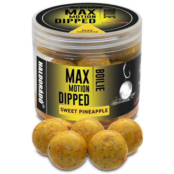 Haldorádó Max Motion Boilie Dipped Édes Ananász 100gr 20mm Bojli