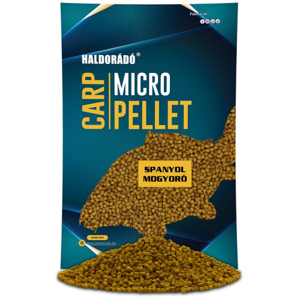 Haldorádó Carp Micro Pellet Spanyol Mogyoró 600gr 3mm Etetőpellet