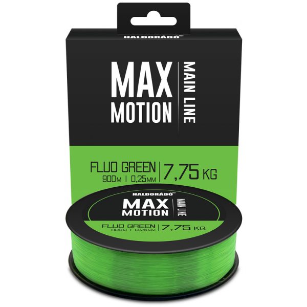 Haldorádó Max Motion 0,25mm 900m Monofil főzsinór - Fluo Zöld
