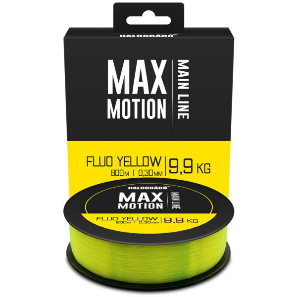 Haldorádó Max Motion 0,30mm 800m Monofil főzsinór - Fluo Sárga