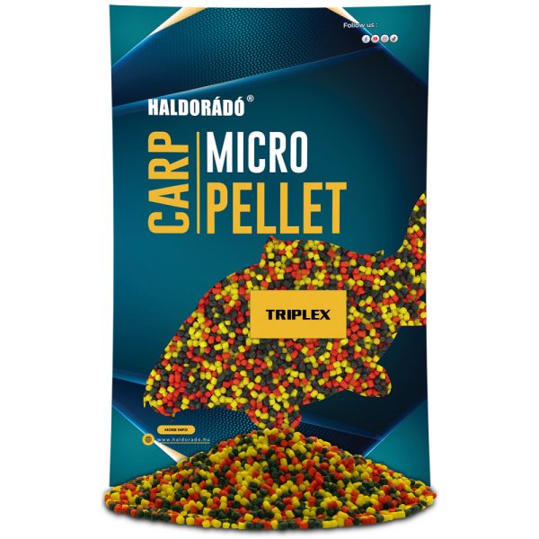 Haldorádó Carp Micro Pellet TripleX 600gr 3mm Etetőpellet