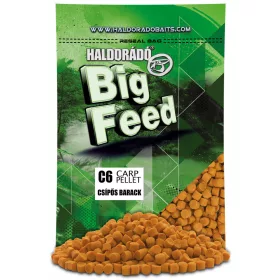   Haldorádó Big Feed C6 Pellet Csípős Barack 700gr 6mm Etetőpellet