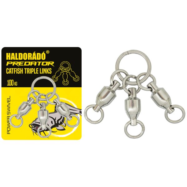 Haldorádó Catfish Triple Links Harcsázó Forgó