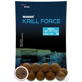   Haldorádó Krill Force Boilie Long Life 30mm Krill Hot Spicy Etető Bojli 700gr