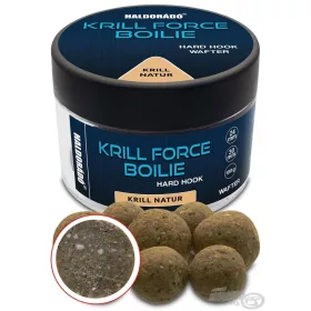   Haldorádó Krill Force Boilie Hard Hook Wafter 24, 30 mm Krill Natur Csalizó Bojli 100gr