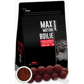   Haldorádó Max Motion Boilie Long Life 16mm Fűszeres Vörös Máj Bojli 800gr