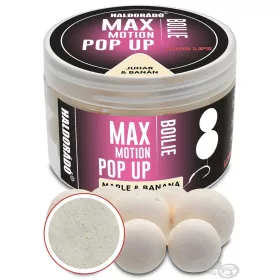   Haldorádó Max Motion Boilie Pop Up 16, 20mm Juhar-Banán Csalizó Bojli 50gr