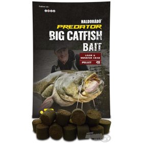   Haldorádó Catfish Bait Pellet 28mm Liver-Monster Crab Harcsázó Pellet 1kg