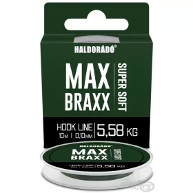   Haldorádó Max Braxx Super Soft Hook Line 0,10mm 10m Fonott Előkezsinór