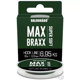   Haldorádó Max Braxx Super Soft Hook Line 0,12mm 10m Fonott Előkezsinór