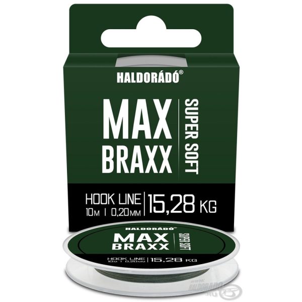 Haldorádó Max Braxx Super Soft Hook Line 0,20mm 10m Fonott Előkezsinór