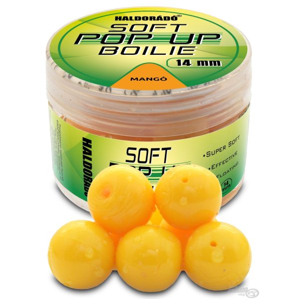 Haldorádó Super Soft Pop Up Boilie 14mm Mangó Pop Up 20db