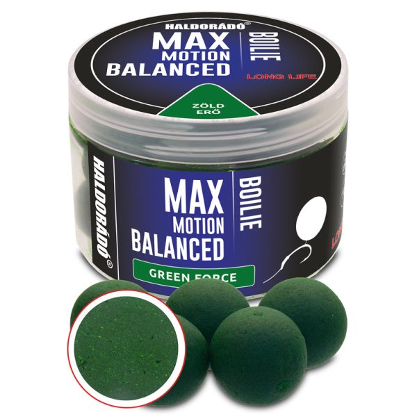 Haldorádó Max Motion Boilie Balanced Green Force 20mm Wafters 70gr